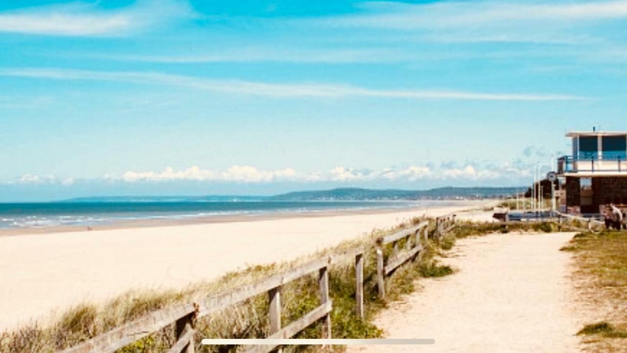 Bel Appartement vue mer Merville-Franceville-Plage Buitenkant foto