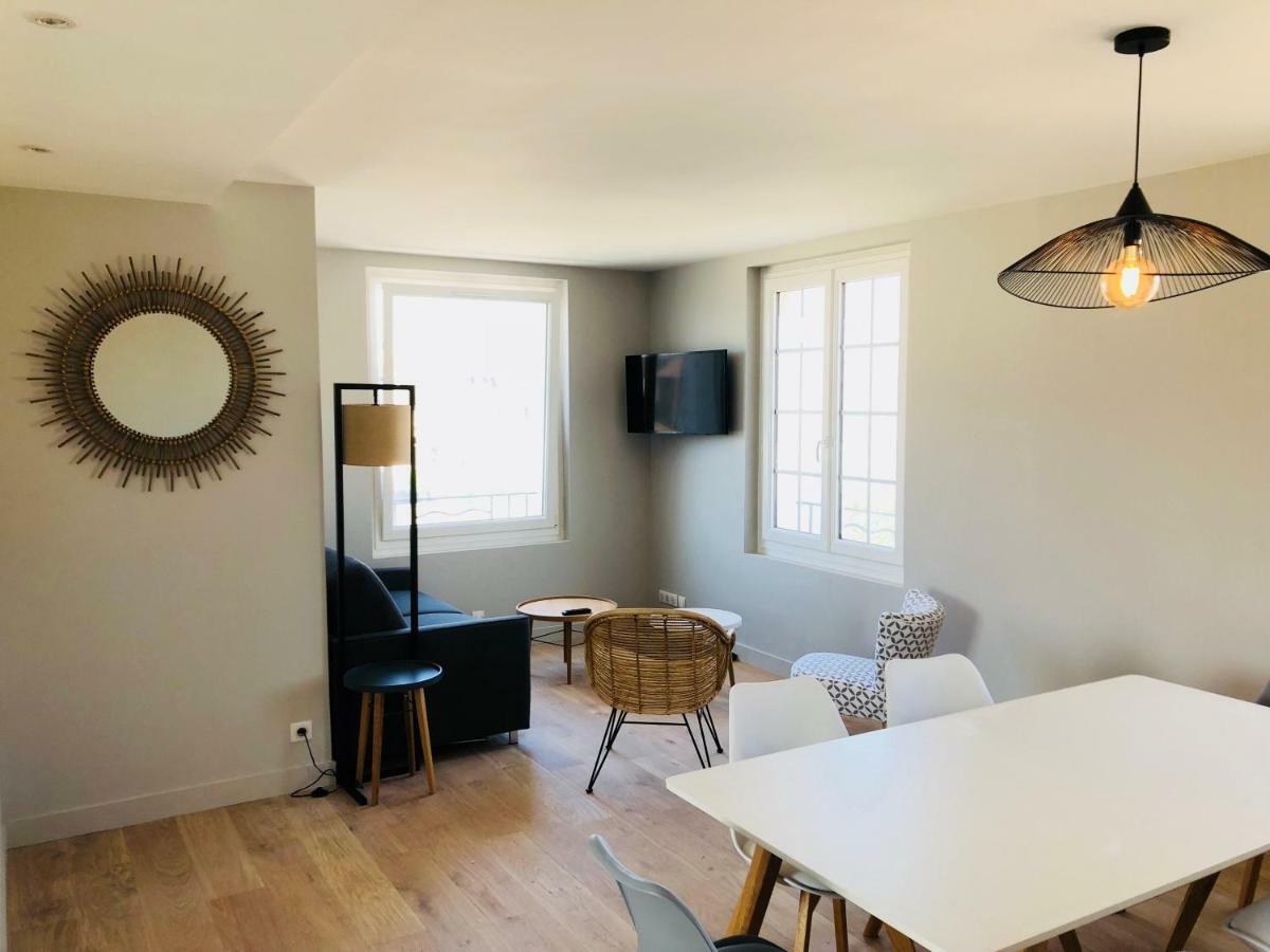 Bel Appartement vue mer Merville-Franceville-Plage Buitenkant foto